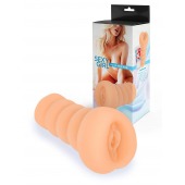 Телесный мастурбатор в виде вагины с узким входом - Sexy Girl - в Ноябрьске купить с доставкой