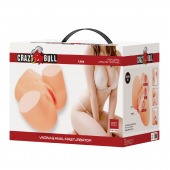 Телесный мастурбатор Liora с 2 любовными тоннелями - Baile - в Ноябрьске купить с доставкой