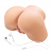 Телесный мастурбатор Olivia с 2 любовными отверстиями - Baile - в Ноябрьске купить с доставкой