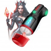 Интерактивный мастурбатор Raven с вакуумом, вибрацией и подсветкой - Shots Media BV - в Ноябрьске купить с доставкой