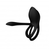 Черное эрекционное виброкольцо Bayek с пультом ДУ - Zalo - в Ноябрьске купить с доставкой