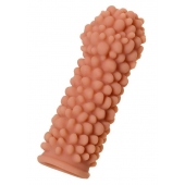 Насадка на фаллос с пузыриками по всей поверхности - 14,7 см. - KOKOS - в Ноябрьске купить с доставкой