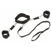 Ошейник с наручниками Bondage Collection Collar and Wristbands Plus Size - Lola Games - купить с доставкой в Ноябрьске