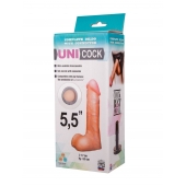 Фаллическая насадка Харнесс UNICOCK 5,5  - 17 см. - LOVETOY (А-Полимер) - купить с доставкой в Ноябрьске