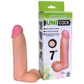 Фаллическая насадка Харнесс UNICOCK 7  - 19 см. - LOVETOY (А-Полимер) - купить с доставкой в Ноябрьске