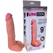Фаллическая насадка Харнесс UNICOCK 9  - 24 см. - LOVETOY (А-Полимер) - купить с доставкой в Ноябрьске