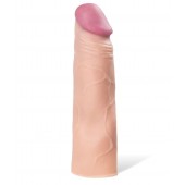 Реалистичная насадка с ярко выраженной головкой - 16,5 см. - A-toys - в Ноябрьске купить с доставкой