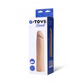 Реалистичная насадка с ярко выраженной головкой - 16,5 см. - A-toys - в Ноябрьске купить с доставкой