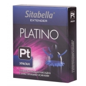 Стимулирующая насадка с усиками и шипиками Platino  Ураган - Sitabella - купить с доставкой в Ноябрьске
