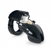 Пояс верности с электростимуляцией Mystim Pubic Enemy No1 Black Edition - MyStim - купить с доставкой в Ноябрьске