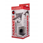 Насадка-фаллоимитатор на кожаных трусиках Harness Ultra Realistic 6,5  - 18,5 см. - LOVETOY (А-Полимер) - купить с доставкой в Ноябрьске