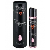 Массажное масло с ароматом сладкой ваты Huile de Massage Gourmande Barbe à Papa - 59 мл. - Plaisir Secret - купить с доставкой в Ноябрьске