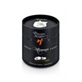 Массажная свеча с ароматом кокоса Bougie de Massage Gourmande Coco - 80 мл. - Plaisir Secret - купить с доставкой в Ноябрьске