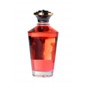 Массажное интимное масло с ароматом клубничного вина - 100 мл. - Shunga - купить с доставкой в Ноябрьске