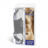 Кольцо на член и мошонку Cock Ring With 2  Ball Stretcher And Optional Weight Ring - BlueLine - в Ноябрьске купить с доставкой