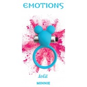 Голубое эрекционное виброколечко Emotions Minnie Breeze - Lola Games - в Ноябрьске купить с доставкой