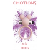 Розовое эрекционное виброколечко Emotions Minnie Light pink - Lola Games - в Ноябрьске купить с доставкой