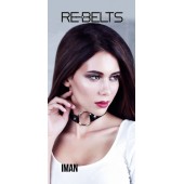 Чёрный чокер-кляп Iman Black - Rebelts - купить с доставкой в Ноябрьске