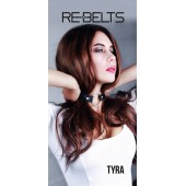 Чёрный кожаный чокер-кляп Tyra Black - Rebelts - купить с доставкой в Ноябрьске