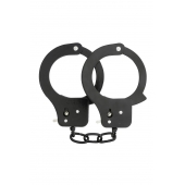 Чёрные наручники из листового металла BONDX METAL CUFFS BLACK - Dream Toys - купить с доставкой в Ноябрьске