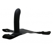 Страпон на эластичных ремнях Ultra Harness Karin Dildo - 16,8 см. - Baile - купить с доставкой в Ноябрьске