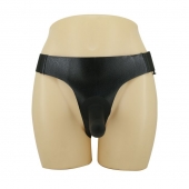 Страпон на эластичных ремнях Ultra Harness Les Dildo - 15 см. - Baile - купить с доставкой в Ноябрьске