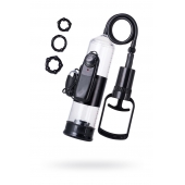 Вакуумная помпа A-toys с вибропулей и эрекционными кольцами - A-toys - в Ноябрьске купить с доставкой