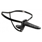 Женский страпон с вагинальной пробкой Double Penetrix Strap-on - 15 см. - Pipedream - купить с доставкой в Ноябрьске