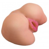 Малая вибровагина с одним любовным тоннелем - LOVETOY (А-Полимер) - в Ноябрьске купить с доставкой