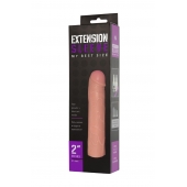 Насадка-удлинитель Extension sleeve телесного цвета - 18,5 см. - Sitabella - в Ноябрьске купить с доставкой