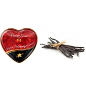 Массажная свеча с ароматом ванили Bougie Massage Candle - 35 мл. - Plaisir Secret - купить с доставкой в Ноябрьске