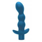 Бирюзовый анальный вибромассажёр Naughty - 14,5 см. - Lola Games
