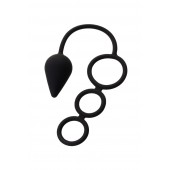 Тройное эрекционное кольцо с анальным хвостом Drop M-size - Erotist Adult Toys - в Ноябрьске купить с доставкой