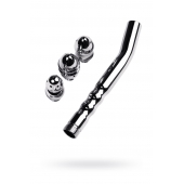 Металлический анальный душ с тремя насадками - ToyFa - купить с доставкой в Ноябрьске