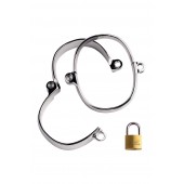 Металлические наручники на замке - ToyFa - купить с доставкой в Ноябрьске