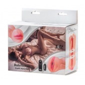 Двусторонний мастурбатор с вибропулей Satisfaction Babylicious - Lola Games - в Ноябрьске купить с доставкой