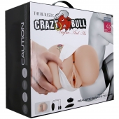 Вагина и анус с вибрацией CrazyBull Vagina and Ass - Baile - в Ноябрьске купить с доставкой