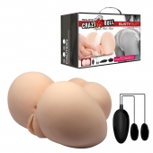 Вагина и анус с вибрацией Crazy Bull Busty Butt - Baile - в Ноябрьске купить с доставкой