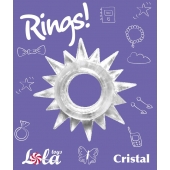 Прозрачное эрекционное кольцо Rings Cristal - Lola Games - в Ноябрьске купить с доставкой