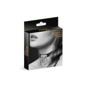 Черный чокер с двумя кольцами - Bijoux Pour Toi - купить с доставкой в Ноябрьске