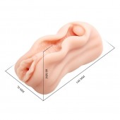 Реалистичная вагина-мастурбатор с необычным дизайном - Baile - в Ноябрьске купить с доставкой