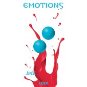 Голубые вагинальные шарики без сцепки Emotions Lexy Small - Lola Games