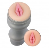 Телесный мастурбатор-вагина с вибрацией KABUKI NIGHTS TIGHT DELIGHT PINCH - NMC - в Ноябрьске купить с доставкой