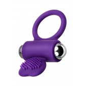 Фиолетовое виброкольцо с ресничками JOS PERY - JOS - в Ноябрьске купить с доставкой