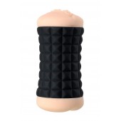 Двухсторонний мастурбатор JOS JANICE в черном цилиндре - JOS - в Ноябрьске купить с доставкой