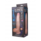 Фаллоимитатор с мошонкой на присоске F LINE - 22 см. - LOVETOY (А-Полимер)