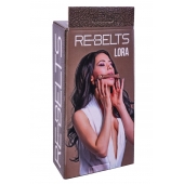 Кляп-трензель Lora с металлическими кольцами - Rebelts - купить с доставкой в Ноябрьске