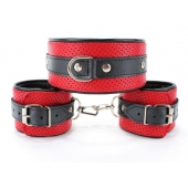 Кожаный БДСМ-набор - БДСМ Арсенал - купить с доставкой в Ноябрьске