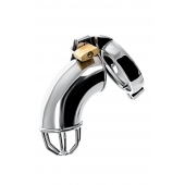 Серебристый мужской пояс верности TOYFA Metal - ToyFa - купить с доставкой в Ноябрьске