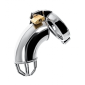 Серебристый мужской пояс верности TOYFA Metal - ToyFa - купить с доставкой в Ноябрьске